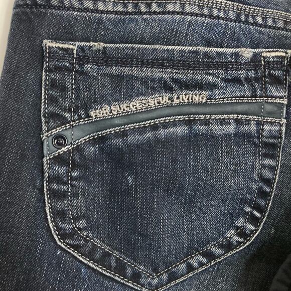 NWOT DIESEL Jean 30x30 ITALY Thanaz Blue Acid Splatter Patchwork Distress Stitch - Picture 10 of 16